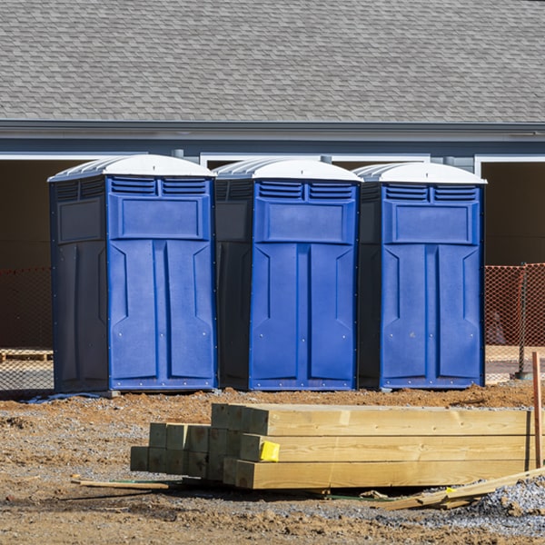 are there any restrictions on what items can be disposed of in the portable toilets in Lynch